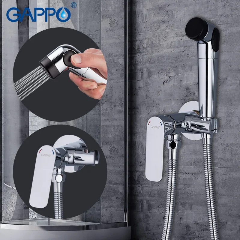 GAPPO Bidets G7248-1+Y05 bathroom toilet water portable bidet toilet spray wall mount muslim shower bidet mixer