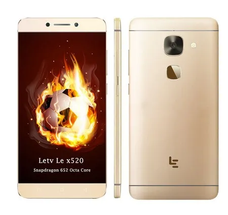 5," Letv LeEco Le 2X520 Мобильный телефон Snapdragon 652 Восьмиядерный мобильный телефон 3 ГБ 32 ГБ 1920x1080 16 Мп Android отпечаток пальца