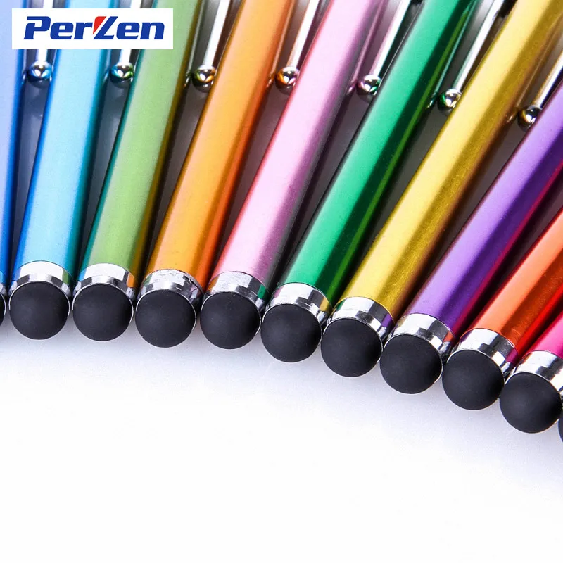 Для Ipad/Iphone/Itouch/Playbook/Tablet pc красочная емкостная ручка-стилус ручка для экрана 400 шт/партия