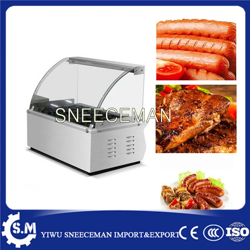 Image sausage roller grill electric hot stone grill commercial electric grill