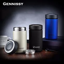 

GENNISSY 4 Colors Vacuum Flasks Thermoses 400ml Stainless Steel Insulated Thermos Cup Coffee Mug Travel Drink Bottle