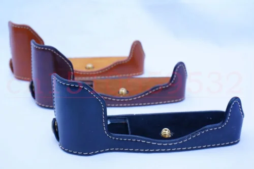 Mirrorless System Camera PU Leather Case Grip For PEN-F PEN F PENF pen-f Camera Bag With Bottom Battery Opening Mirrorless System Camera PU Leather Case Grip For PEN-F PEN F PENF pen-f Camera Bag With Bottom Battery Opening