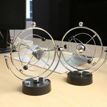 

Newton swings the ball, hits the ball, touches the ball, creative electric chaotic ornaments, rocker, decorative ornaments