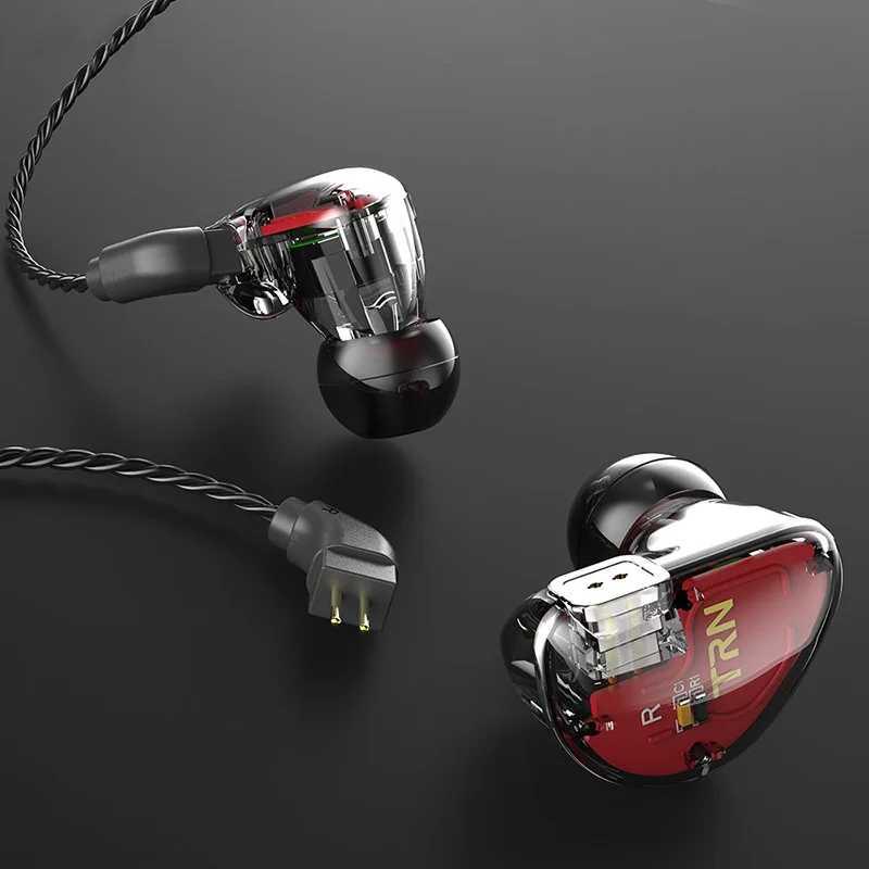 FDBRO гибридные мега бас наушники IEM Hi-Fi монитор металлические наушники 3 драйвера ушные наушники гарнитура 2Pin съемный кабель прозрачные наушники