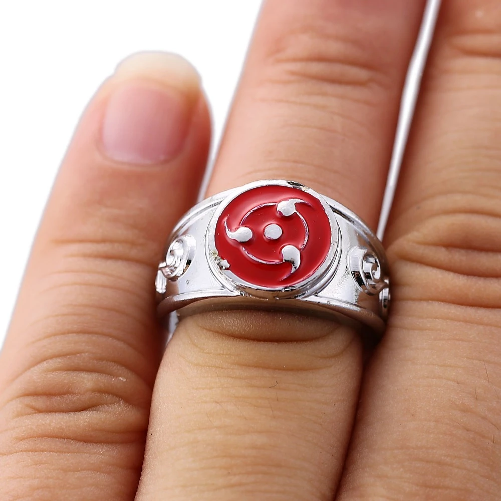20 Unids Lote De Anillos De Anime Naruto Con Diseno De Sharingan Rojo Disfraz Para Joyeria Para Mujeres Y Hombres Accesorios Anillos Hf11744 Naruto Ring Ring Redring Naruto Aliexpress