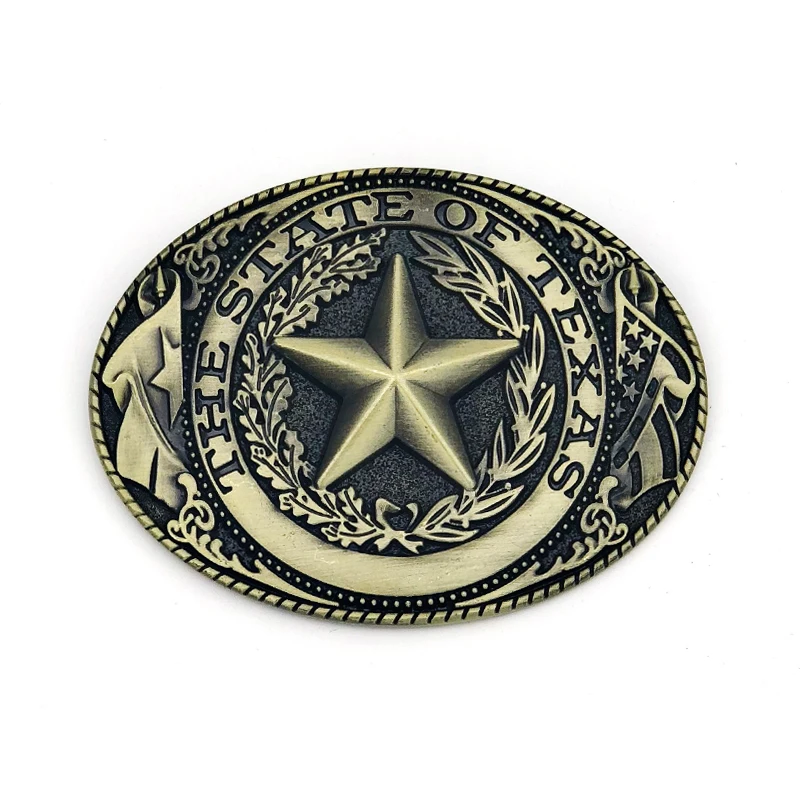 Штат Техасский флаг логотип ковбойский Пояс Пряжка металлические мужские пряжки для ремня аксессуары