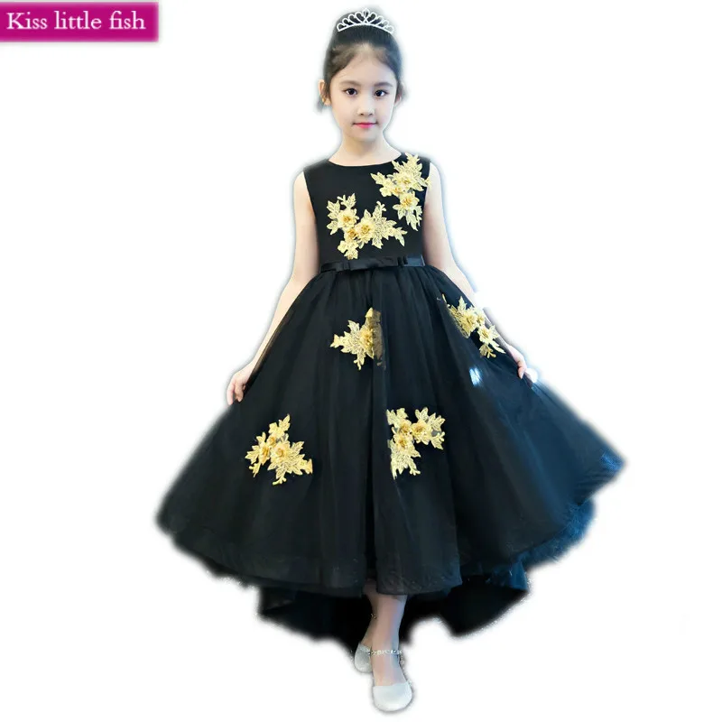 New Childrens Girls White Sundress Valentines Day Red Heart Casual Dress ZG8