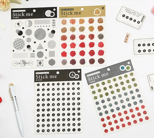 

Colorful dot decorative sticker(1piece)
