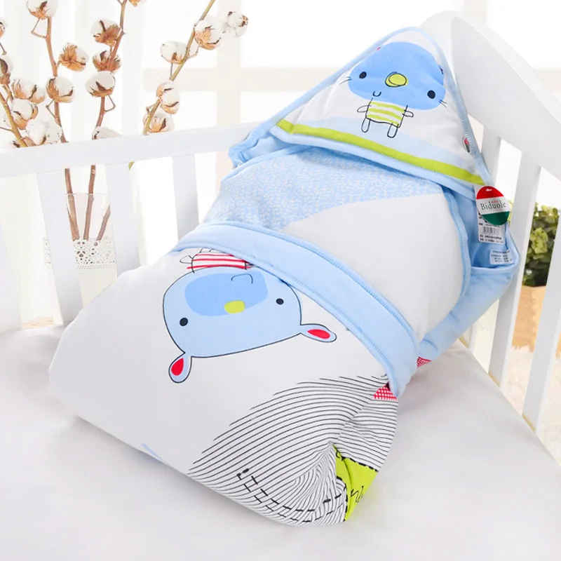Hooded Blanket Kids Baby Pram Sheets Quilt Newborn Envelope Baby Wrap