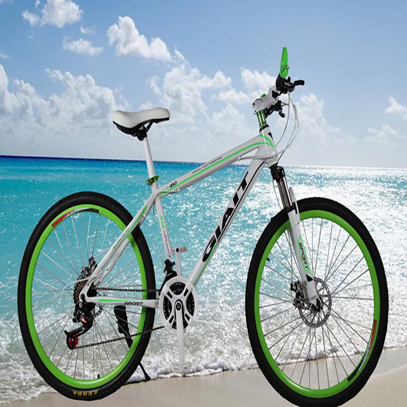 Высокоуглеродистая сталь Materia горный велосипед с 21 скоростью и 26 дюймов двойной дисковый тормоз изменение скорости