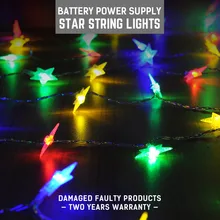 5 м светодиодный светильник со звездами s 5-10 Вт DC5V AA* 3 батарея праздничное украшение водонепроницаемый светильник RGB светодиодный Сказочный светильник