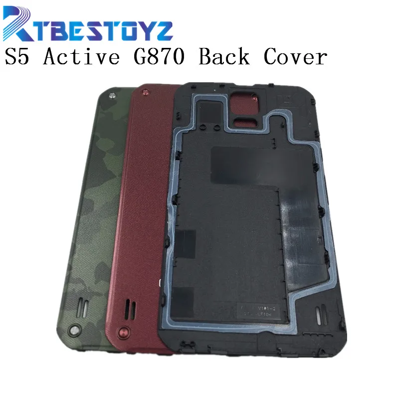 Оригинальная задняя крышка батарейного отсека RTBESTOYZ для Samsung Galaxy S5 Active G870