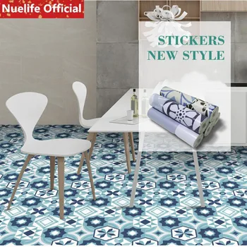 

20x500cm Hexagon pattern tile stickers bathroom bathroom living room bedroom kitchen floor stickers thick waterproof stickers