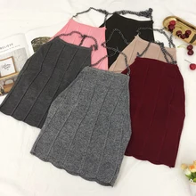Special Offers Women T-Shirt New Summer Hanging Neck Wipes Open Back Slim Sexy T-shirt Black Shirt Spaghetti Strap Top Knitted Woman Clothes Special Offers Women T-Shirt New Summer Hanging Neck Wipes Open Back Slim Sexy T-shirt Black Shirt Spaghetti Strap Top Knitted Woman Clothes
