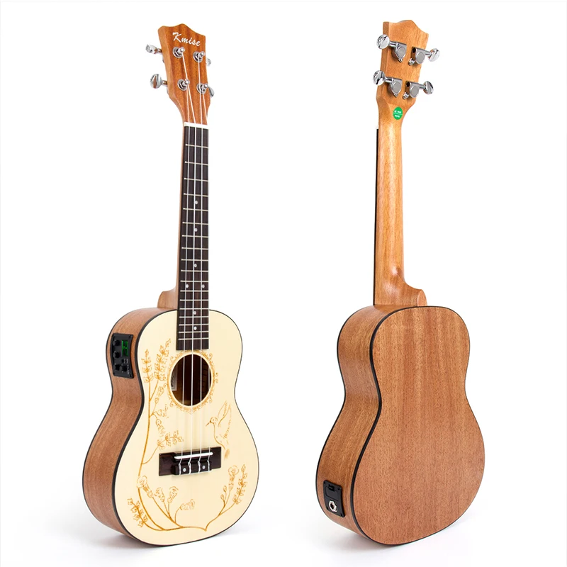 Aklot Solid Mahogany Tenor Гавайские гитары укулеле стартовый набор сопрано концертный Ukelele Uke Гавайские гитары 23 дюймов 12 Лада 1:18 медный тюнер