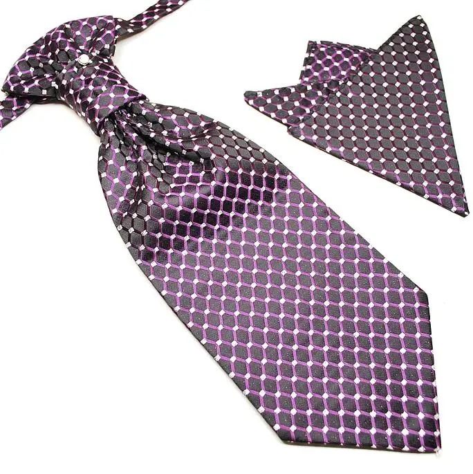 HOOYI набор галстуков шеи галстуки hanky Карманный платок квадратный галстук 20 цветов - Цвет: 11