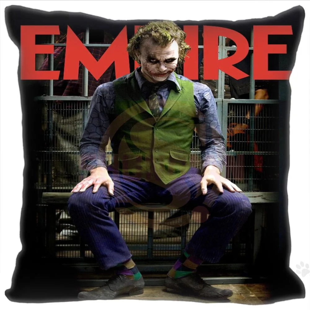 

Hot Custom joker Square Pillowcase Custom Zippered Bedroom Home Pillow Cover Case 35X35cm,40x40cm