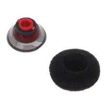 Мягкие Силиконовые амбушюры для наушников, Прозрачные наконечники для наушников, черные аксессуары с пеной для наушников Plantronics Voyager 5200