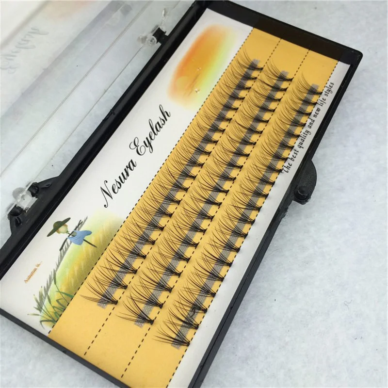 

6/8/9/10/11/12/14mm 0.1 C Curl 3D Individual Mink False Eyelashes Extension Soft Black Fake False Eye Lashes Beauty Makeup P3