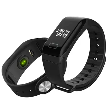 

WATCH SMARTWATCH HEART RATE MONITOR FITNESS TRACKER WATERPROOF IP67 BLACK