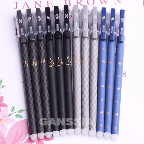 

1pc 0.5mm Creative erasable gel pens Black ink School stationery writing fun pen Office canetas students supplies (ss-1591)