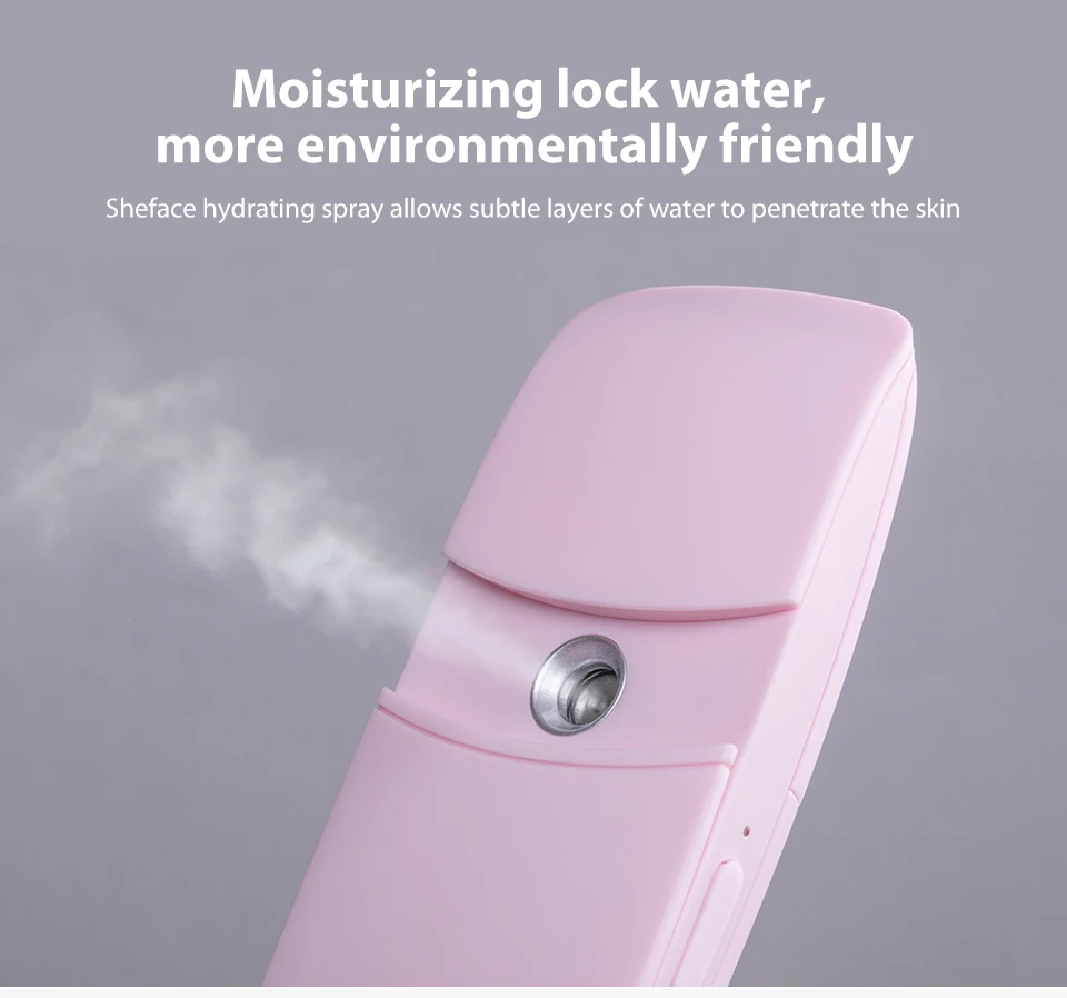 Xiaomi Sheface увлажнитель для лица инструмент для пополнения лица зарядка переносной Спрей Вода пополняемый разбрызгиватель увлажняющий для лица