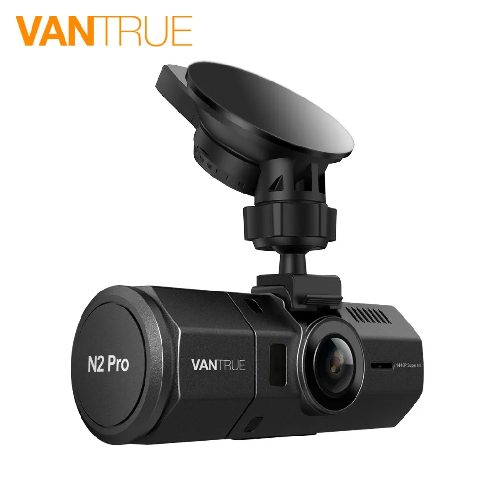 Автомобильный видеорегистратор Vantrue Н2 про тире камерой с двумя объективами