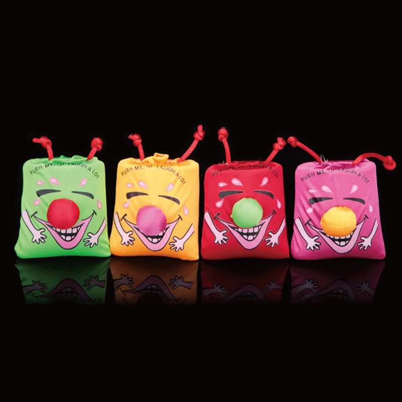 

Tricky Toy 8/10CM Music Funny Laugh Bag Pinch Laughter Bags Children's Adult Toy Gift Christmas Present