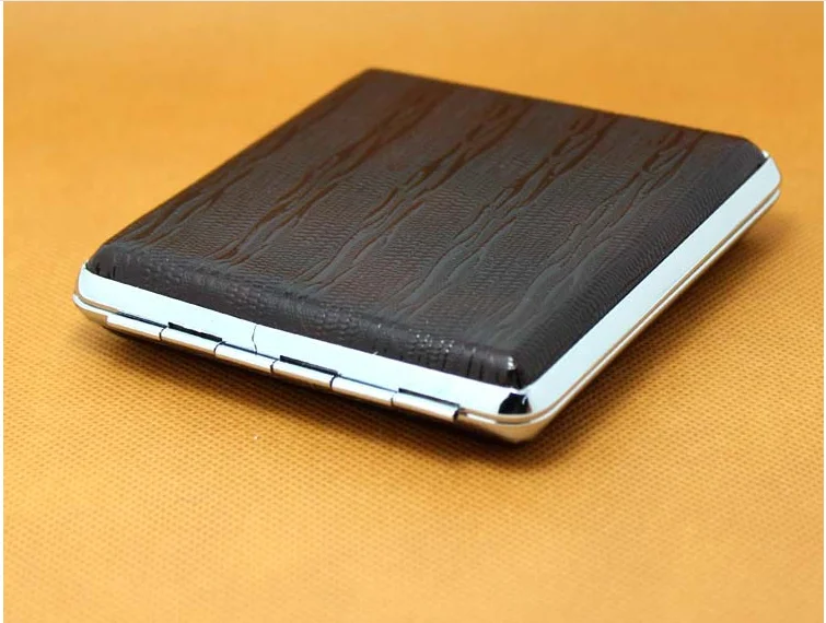 

Cigar Cigarette Case Tobacco Leather Cigarette Box for 20pcs Smoke Storage Case Holder Wallet Storage Case for Pocket CANDYKEE