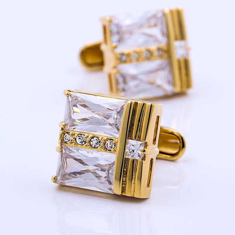 KFLK jewelry for men's brand of high quality shirts cufflinks gold cufflinks fashion wedding gift button free shipping 