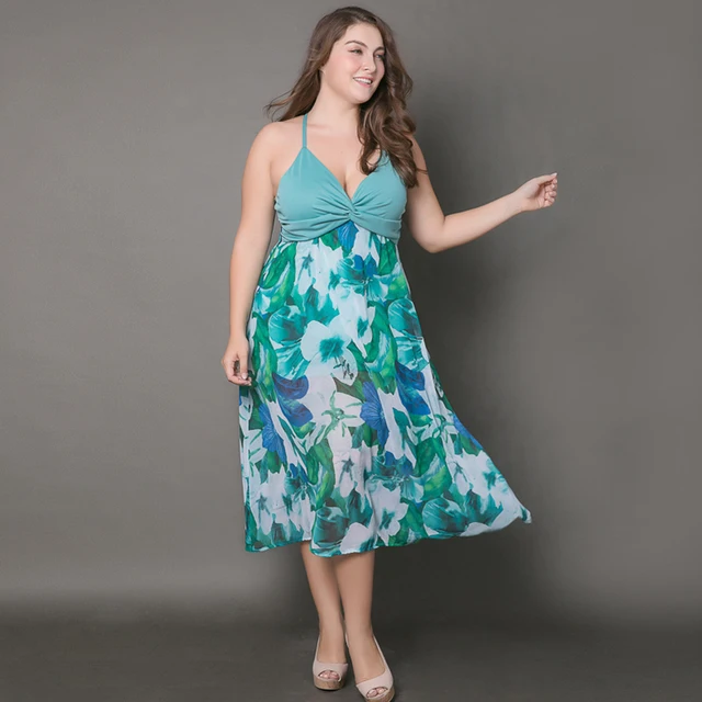 Green Beach Dresses