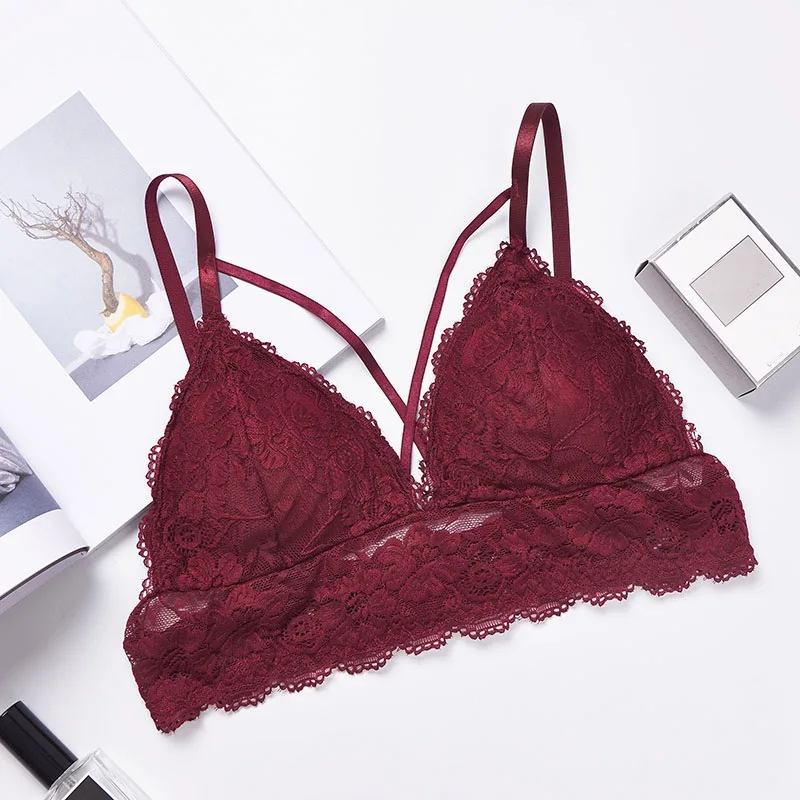 

Sexy Bra F1 Lingerie Top Wireless Up Bralette Intimates Push Seamless Lace Underwear Bras Brassiere Crop Femme for Women