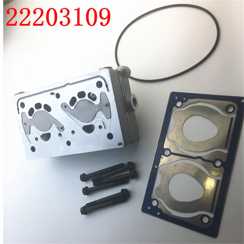 ping 22203109 CYLINDER HEAD, COMPRESSOR COMPLETE VOE 22203109 VOL-TRUCK PARTS
