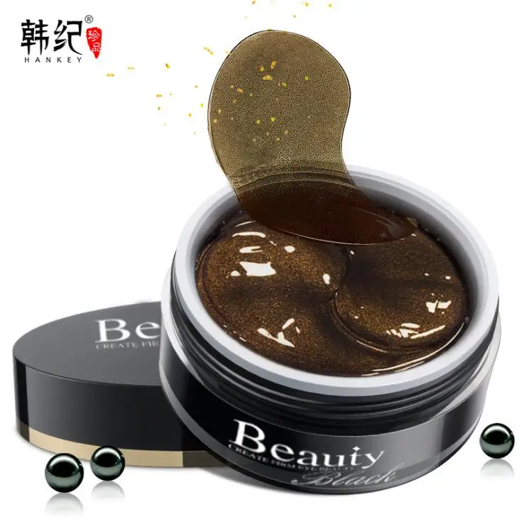 

Black pearl Collagen Eye Mask Face Care Ageless Anti Aging Eye Bags Dark Circles Moisturizing Whitening Skin Care 60PCS/30pairs