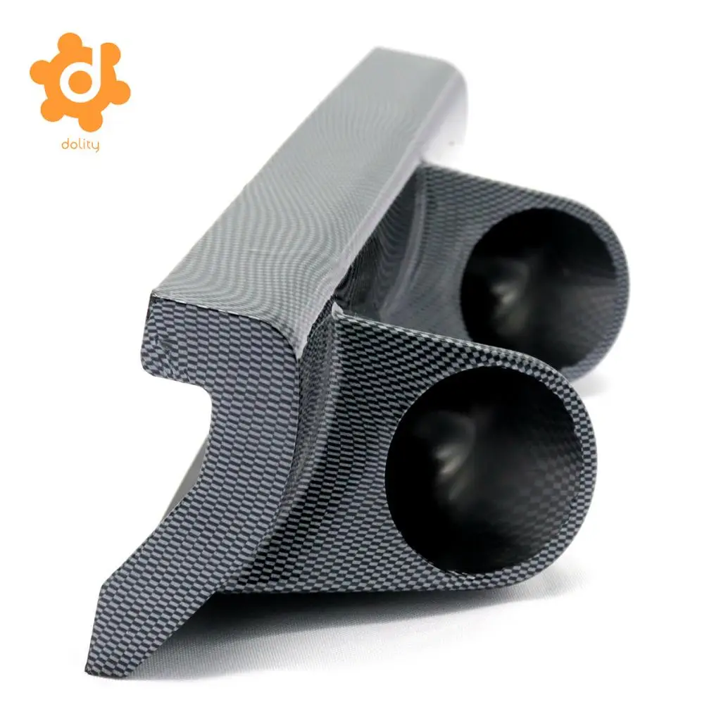 Car 52mm Double Hole Right Side Pillar Gauge Meter Mount Holder