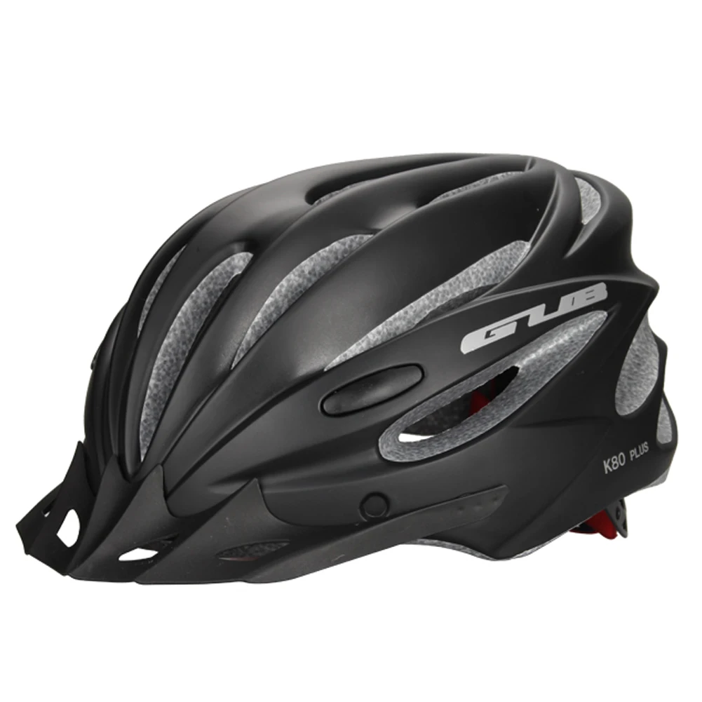 GUB Сверхлегкий в форме дорога MTB горный велосипед велосипедный шлем для занятий спортом на открытом воздухе Велоспорт безопасности аксессуары велосипедный шлем - Цвет: Черный