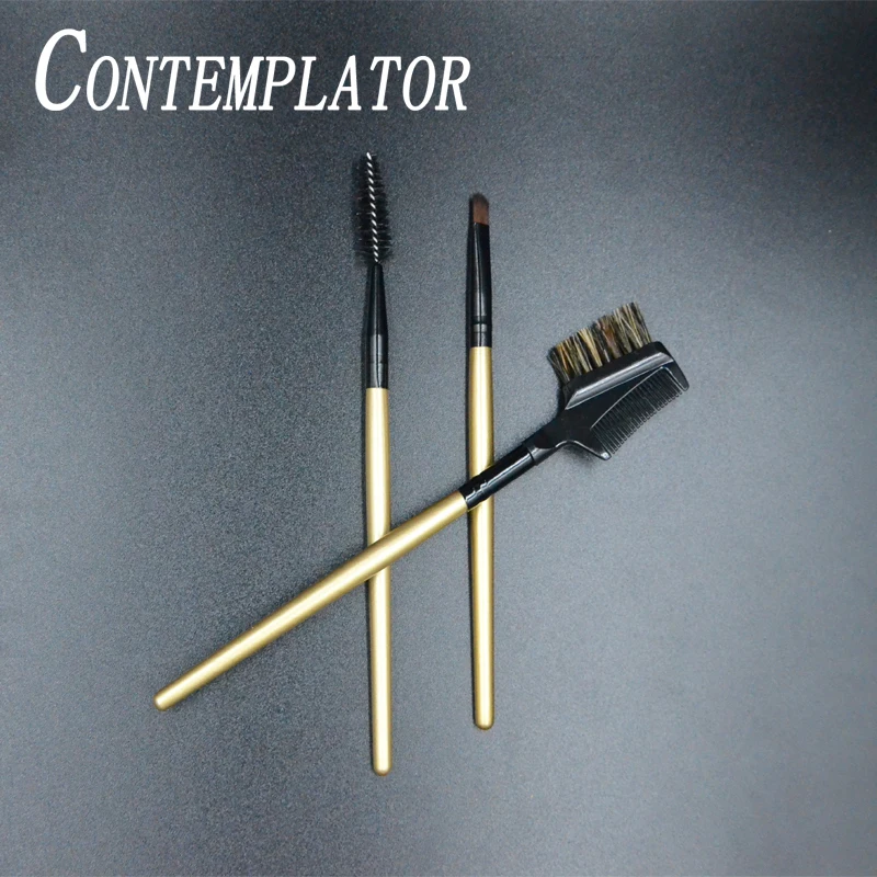 

CONTEMPLATOR 3pcs brush fly tying functional beauty hackle tools useful dubbing kit combing fiber/hairs for fly fishing lures