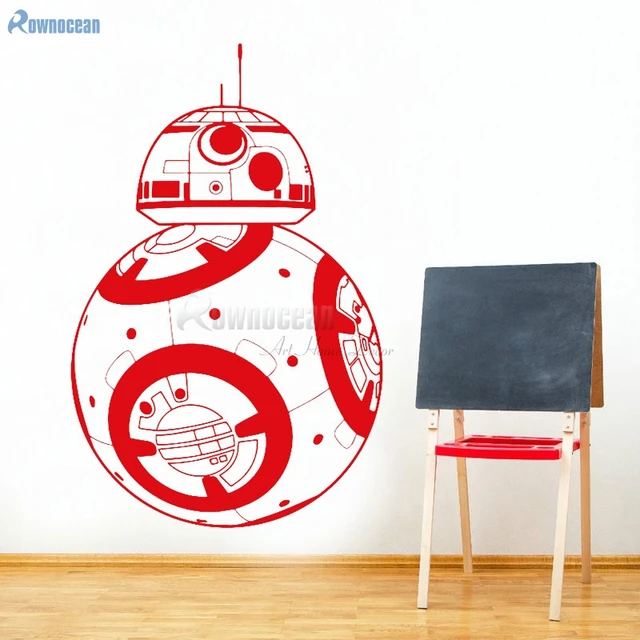 bb 8 diy star wars robô dos desenhos animados filme adesivos de