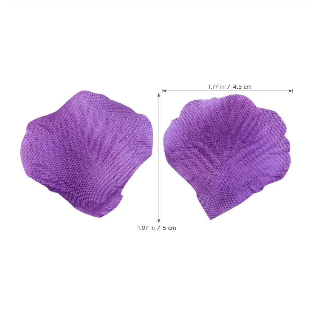 2000 Шелковая Роза искусственная лепестки поставки Свадебные украшения-белый и фиолетовый от Shenglong