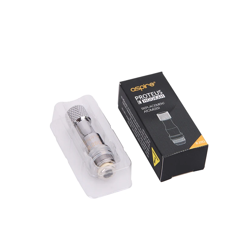 5PCS Original Aspire Proteus Coils 0.25ohm Replacement Atomizer Heads E Cigarettes Coil Evaporator for Aspire Proteus E-Hookah 02