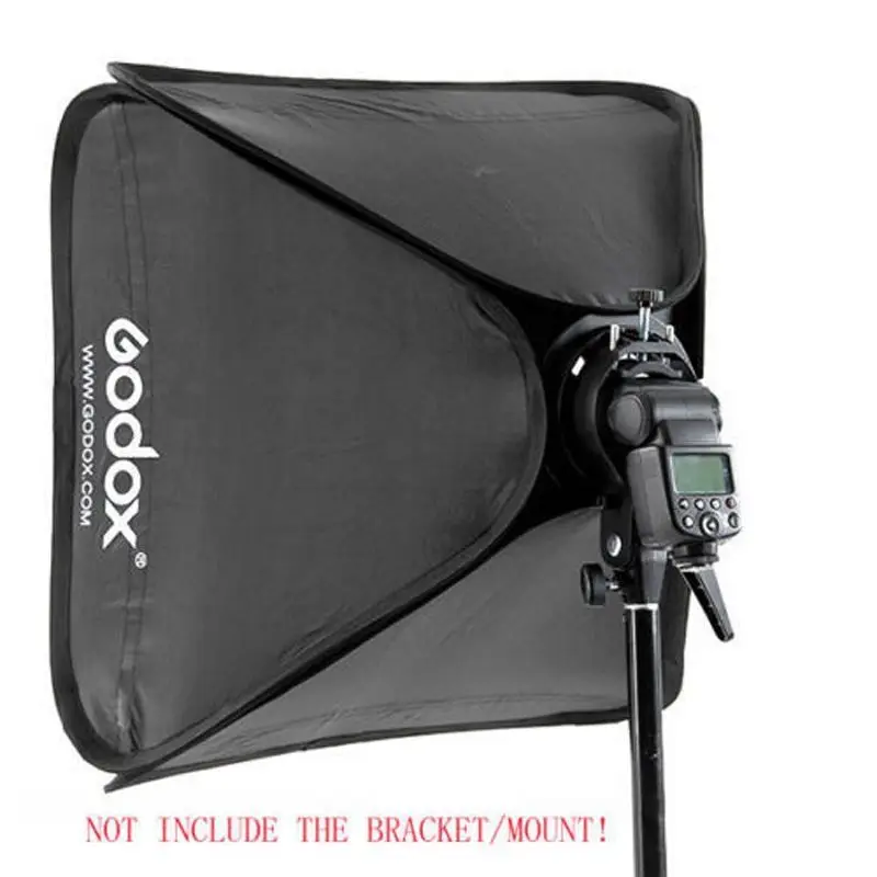 Софтбокс Godox 50x50 см рассеиватель Отражатель для вспышки Speedlite светильник ная