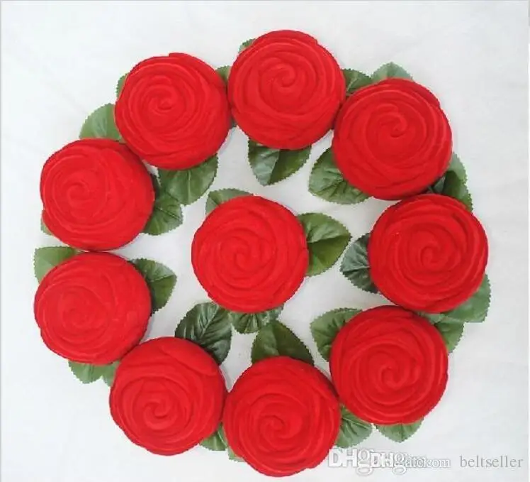 5466 Style Européen Rouge Rose Fleur Velours Chocolat Bonbons Boîtes De Mariage Faveurs Titulaire Livraison Gratuite In Sacs Cadeaux Et Emballages