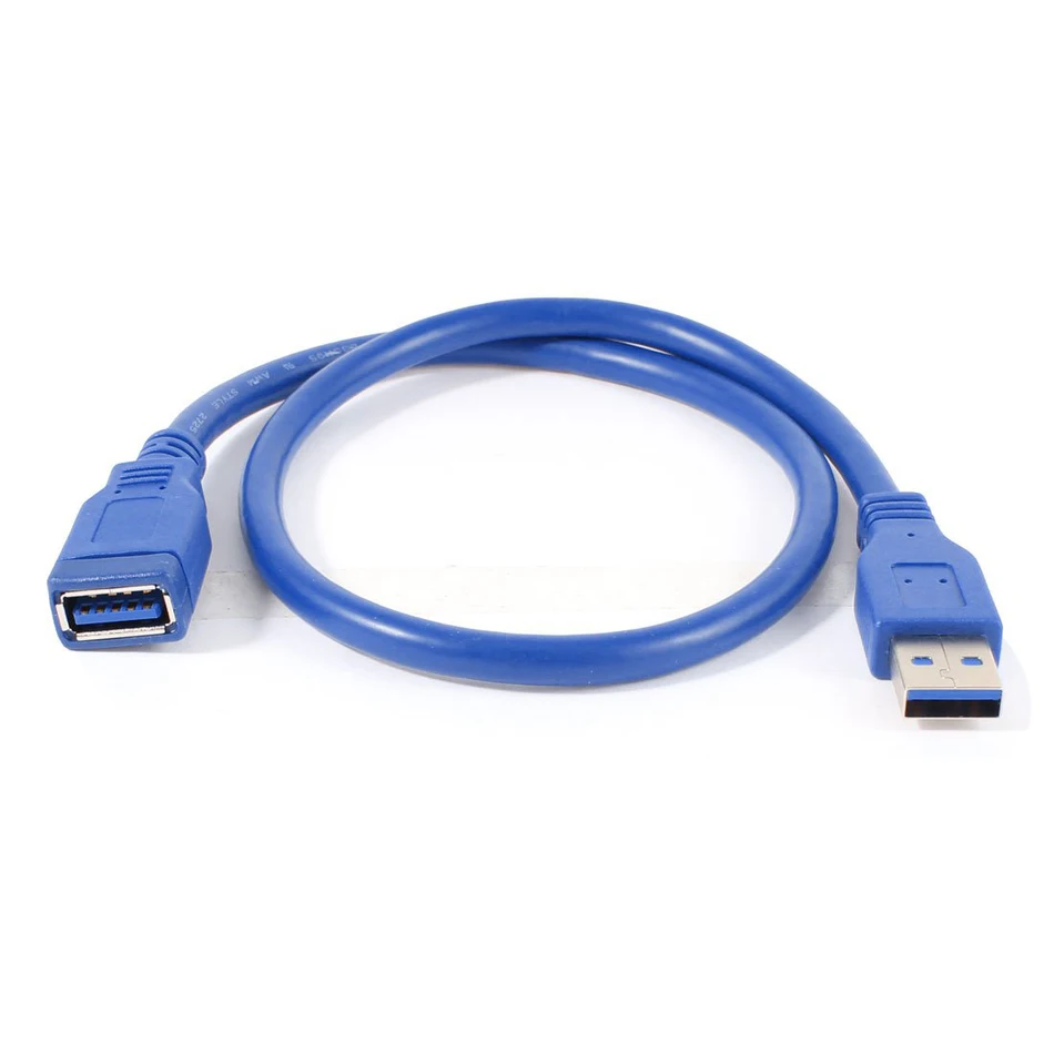 HEEXPRESS оптовая продажа 50 см 20 &quotпередачи данных USB 3 0 Мужской к женскому