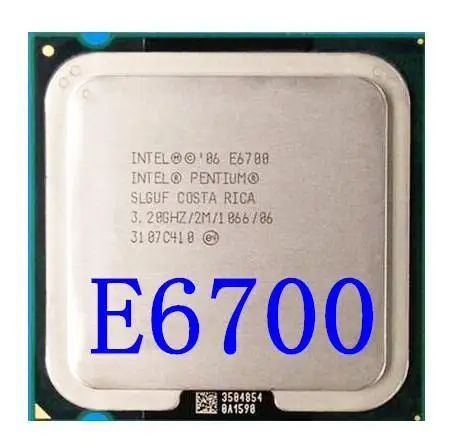 

Lifetime warranty Core 2 Duo E6700 3.2GHz 4M 1066 Dual Core desktop processors CPU Socket LGA 775 pin Computer