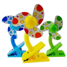 Безопасные мягкие лезвия портативный гибкий зажим мини вентилятор для детская коляска для поездок кроватка