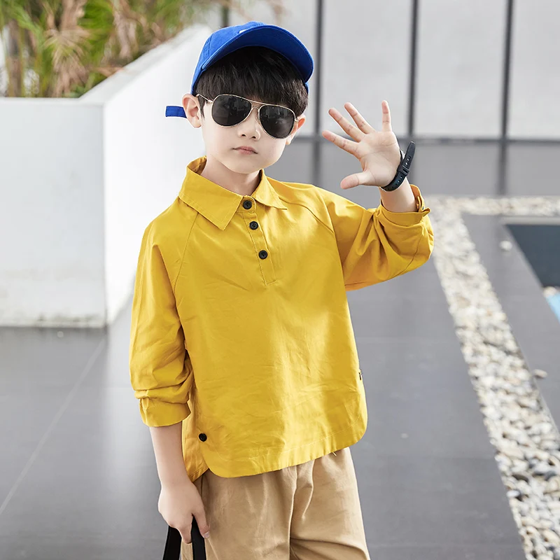 Casual Boys Clothing Sets Spring& Autumn Cotton Loose Shirts+ Trousers 2PC Suits Fashion Baby Kids Clothes Outfits Vestidos