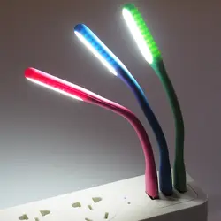 1 шт. USB LED ночник очень яркий Мини Гибкий настольные лампы для чтения книги света для Записные книжки настольный компьютер портативных ПК