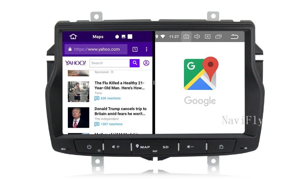 Cheap NaviFly 4GB+32GB Android 8.0 car radio multimedia player for Lada Vesta car gps navigation head unit stereo system 14