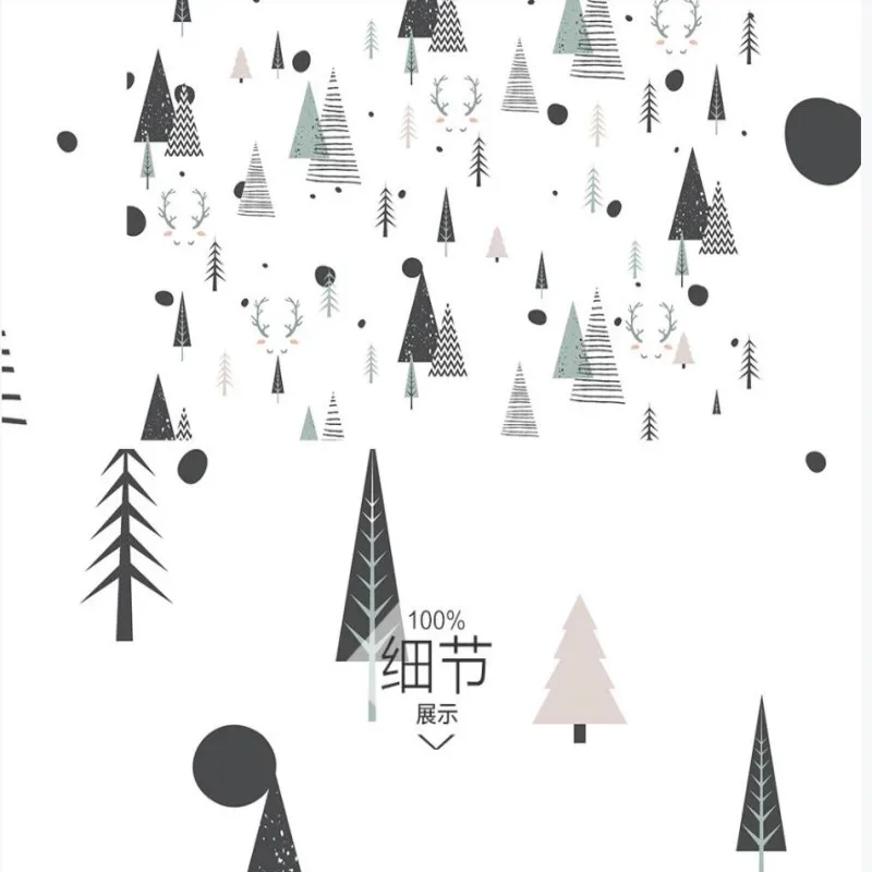 Modern minimalist Nordic abstract geometric personality children room background wall Modern minimalist Nordic abstract geometric personality children room background wall