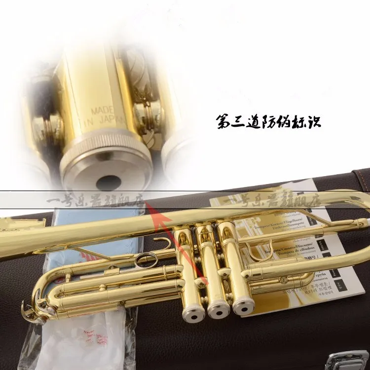 Trumpet 2335S Music Instrument B flat trumpet preferred New trumpet super professional performance Free shipping